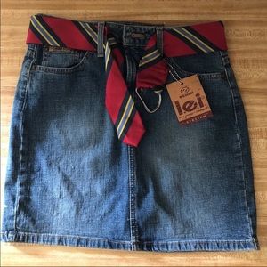 Lei vintage denim mini skirt